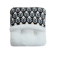 JUST HOME COLLECTION - Calienta pies Sherpa 40x40 cm Multicolor