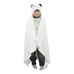 JUST HOME COLLECTION - Manta Gorro Flannel Especial Cat