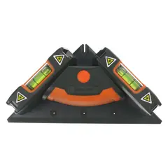 BAUKER - Nivel 4 líneas laser rojo