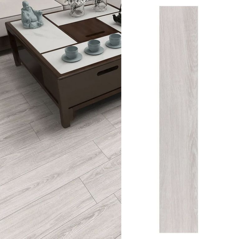 Piso vinilico 1.5 mm 15x91 cm Lyon Gris 4.18 m2