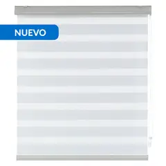JUST HOME COLLECTION - Cortina roller dúo blanco