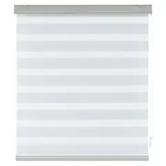 JUST HOME COLLECTION - Cortina roller dúo blanco