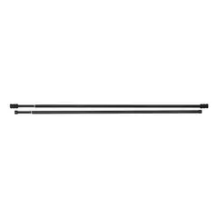 JUST HOME COLLECTION - Set de barra 1.9 cm 140 cm Fierro Negro