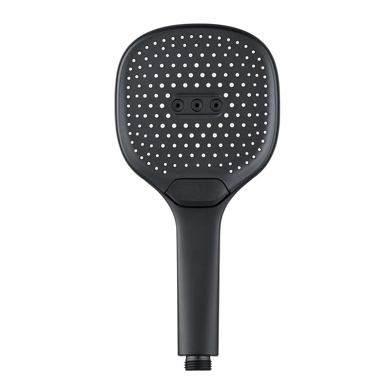 Mango Ducha Bot Abs 3 Funciones 12 cm Negro