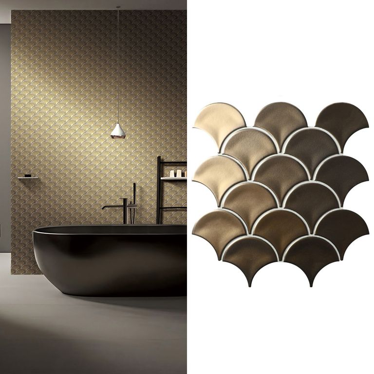 Mosaico Malla Escam Gold 25,9X27,3 0,07M2