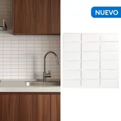 HOLZTEK - Malla Brick Bis Blanco 29,5X29 0,08M2