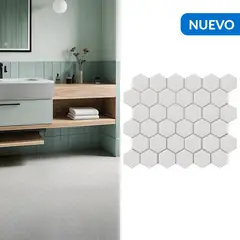HOLZTEK - Malla Hex Blanco Mt 32,5X28,2 0,09M2