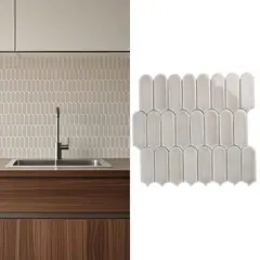 HOLZTEK - Mosaico Malla Pluma Gris 28X29,6 0,08M2