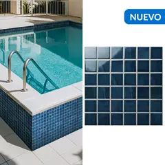 HOLZTEK - Malla Wall Azul 30,6X30,6 0,09M2