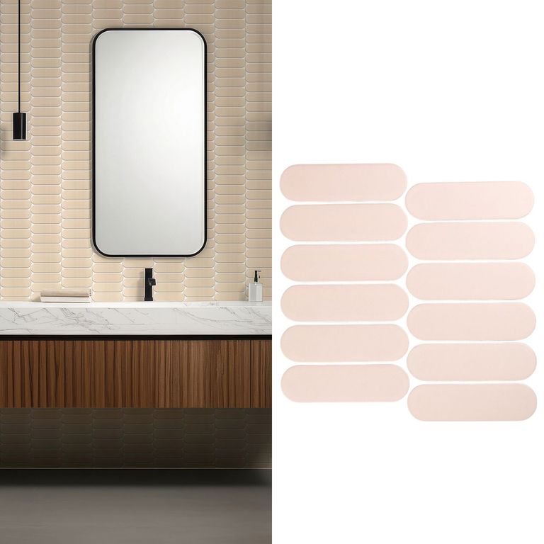 Mosaico Malla Oval Xl Rosa 29X27,6 0,08M2