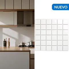 HOLZTEK - Malla Wall Blanco 30,6X30,6 0,09M2