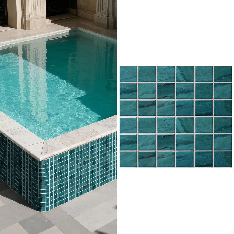 Mosaico Malla Wall Verde 30,6X30,6 0,09M2