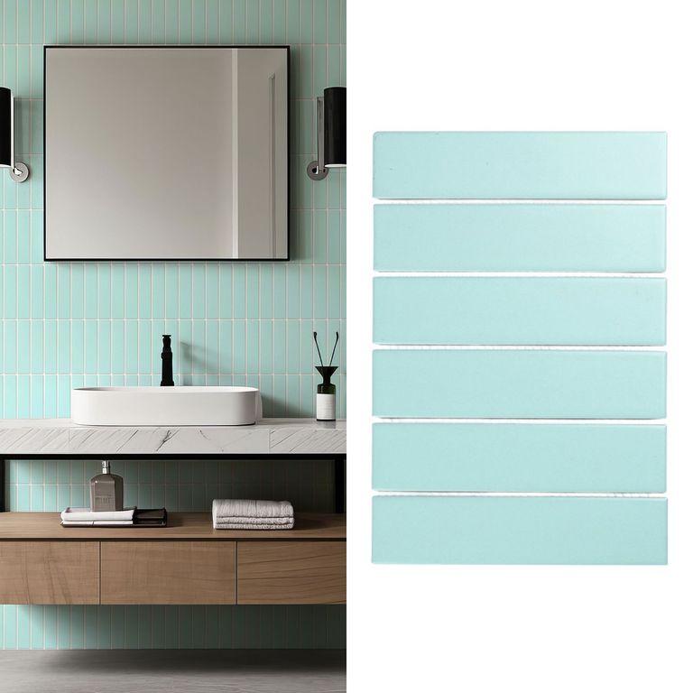 Mosaico Malla Brck Menta Mt 19,9X29 0,06M2