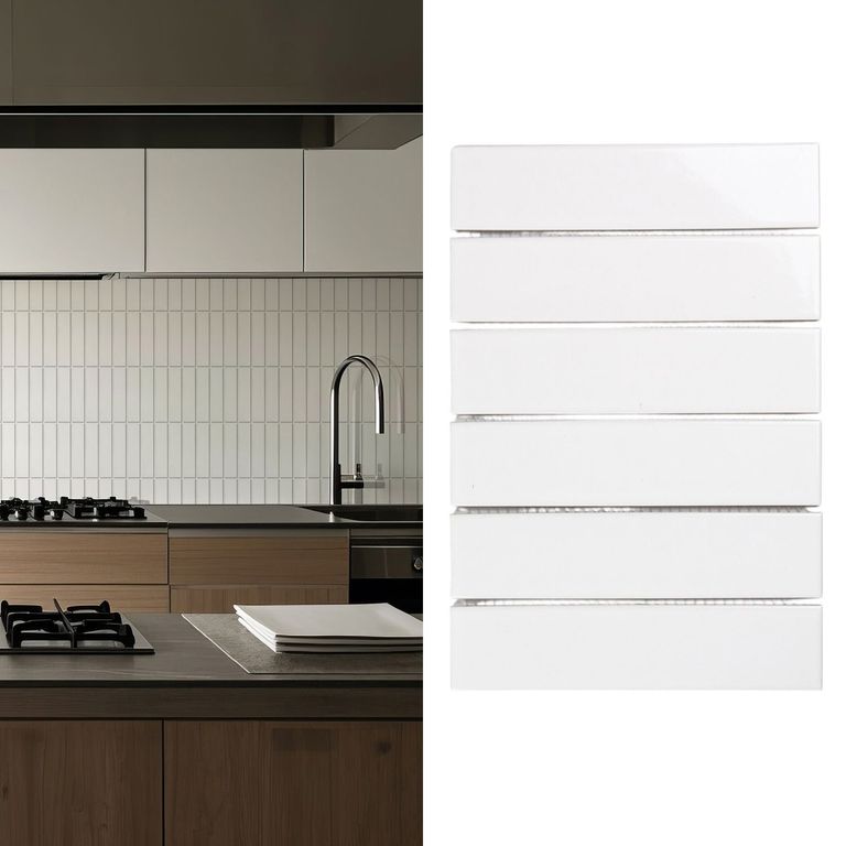 Mosaico Malla Brick Blanco 19,9X29,1 0,06M2