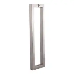 FIXSER - Manillon L acero inoxidable 60 cm cuadrado