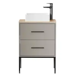 SENSI DACQUA - Mueble Baño ISLANDIA Taupe 60x52x46 cm