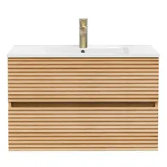 SENSI DACQUA - Mueble Baño DINAMARCA madera 80x52x46 cm