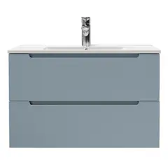 SENSI DACQUA - Mueble Baño FINLANDIA Azul piedra 80x52x46 cm