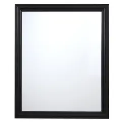 CASA BONITA - Espejo Decorativo Forma Rectangular 40x50 cm Negro Basic