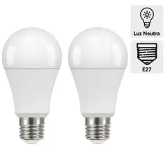 DAIRU - Pack 2 Ampolletas Led 100 W E27 1521 lm Luz Neutro