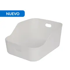 JUST HOME COLLECTION - Caja Plástica 21x11.9x26.3 cm Blanco