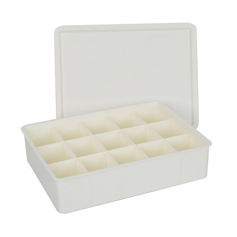 Organizador 24x7.5x32 cm 5.8 l Blanco