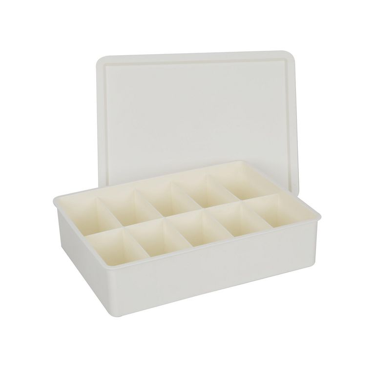 Organizador 24x7.5x32 cm 5.8 l Blanco