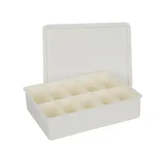 JUST HOME COLLECTION - Organizador 24x7.5x32 cm 5.8 l Blanco