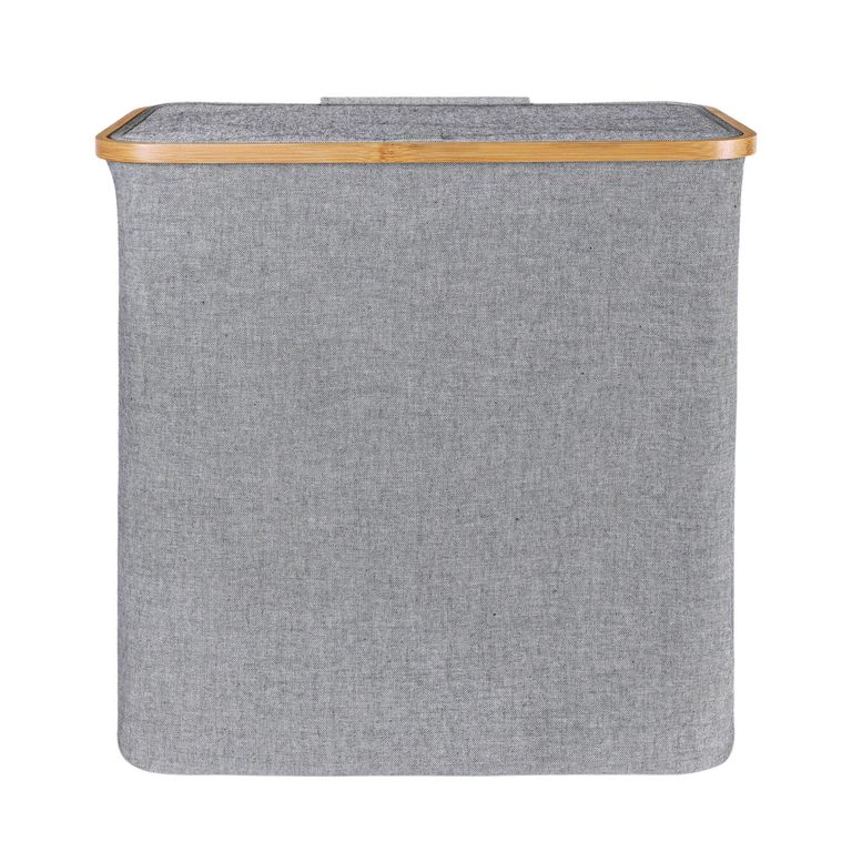 Cesto de ropa 54x54x33 cm 96.2 l Gris