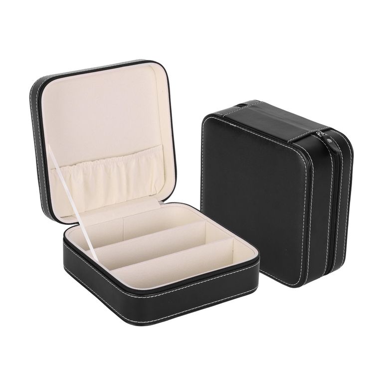 Caja de Organizador de Lentes 18x7.5x18 cm Negro