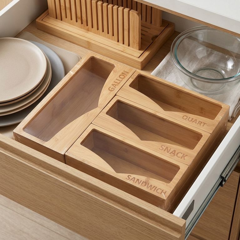 Set x 4 organizador de bolsa de alimento