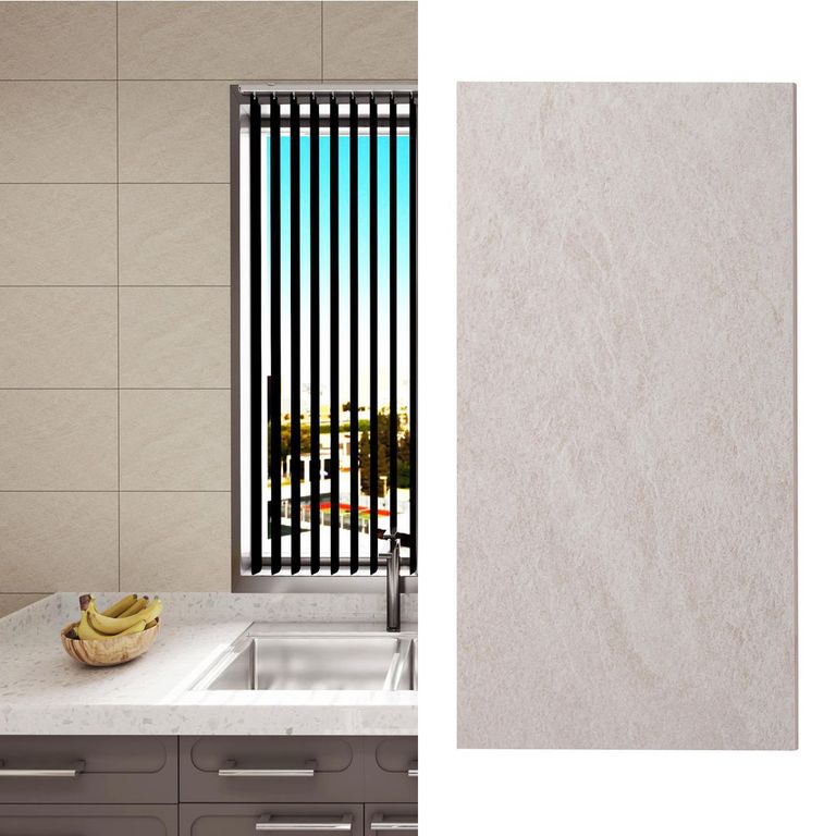 Cerámica 30x60 cm Vulcano Beige Blanco 1.8 m2