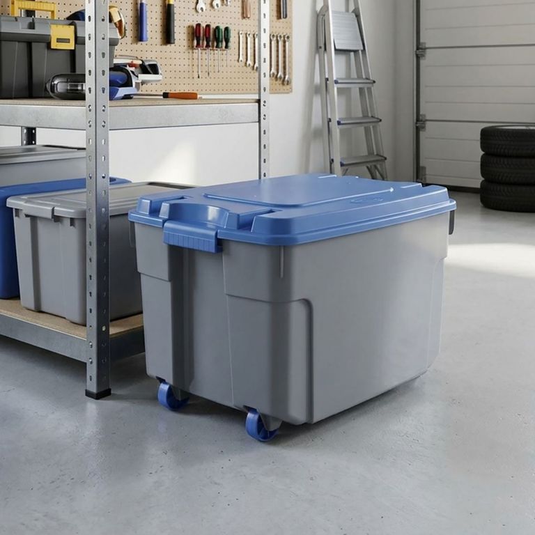 Caja 56.5x44.5x42.5 cm 106.9 l Negro, azul