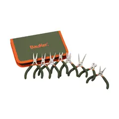 BAUKER - Set de Alicates Punta Retenes 8 piezas