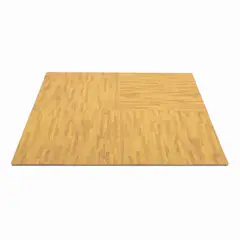 JUST HOME COLLECTION - Alfombra Puzzle 120x120 cm Polietileno Natural