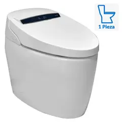 SENSI DACQUA - Sanitario Inteligente One piece a Piso 30,5 cm 6 Litros Smartone Blanco
