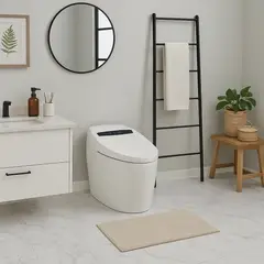 SENSI DACQUA - Sanitario Inteligente One piece a Piso 30,5 cm 6 Litros Smartone Blanco