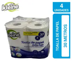 KLEINE WOLKE - Papel Toalla Cocina 30 m 4 Unidades