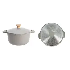 JUST HOME COLLECTION - Olla de Aluminio 24 cm 4.5 l Gris WHJO-24CPLC