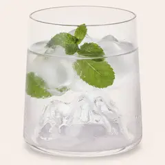 JUST HOME COLLECTION - Set 4 Vasos Bajo de Vidrio 260 ml