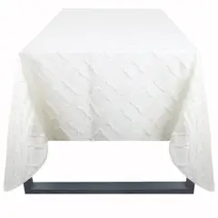 JUST HOME COLLECTION - Mantel Cuadrada 180x180 cm Jacquard Blanco