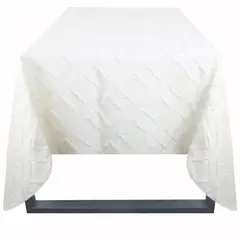 JUST HOME COLLECTION - Mantel Rectangular 180x240 cm Jacquard Blanco