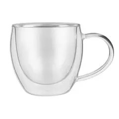 JUST HOME COLLECTION - Taza Doble Pared 150 ml Vidrio Sin colección Transparente
