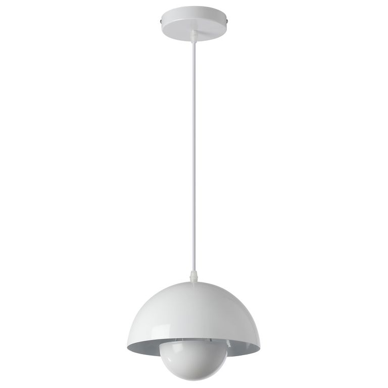 Lámpara Colgante Pombal Blanco 23cm