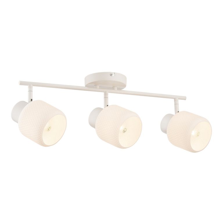 Barra Hive 3 Focos Hierro Blanco