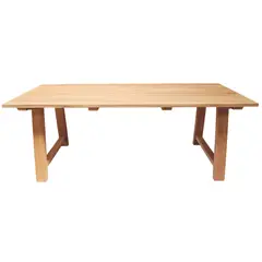 JUST HOME COLLECTION - Mesa Rectangular Madera 220x78x100 cm Natural