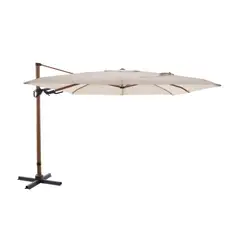 JUST HOME COLLECTION - Quitasol Lateral Aluminio 3x2.6 metros Natural