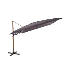 JUST HOME COLLECTION - Quitasol Lateral Aluminio 3x2.6 metros Negro