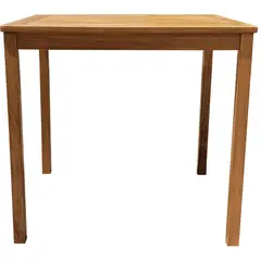 JUST HOME COLLECTION - Mesa Cuadrada Madera 80x74x80 cm Natural
