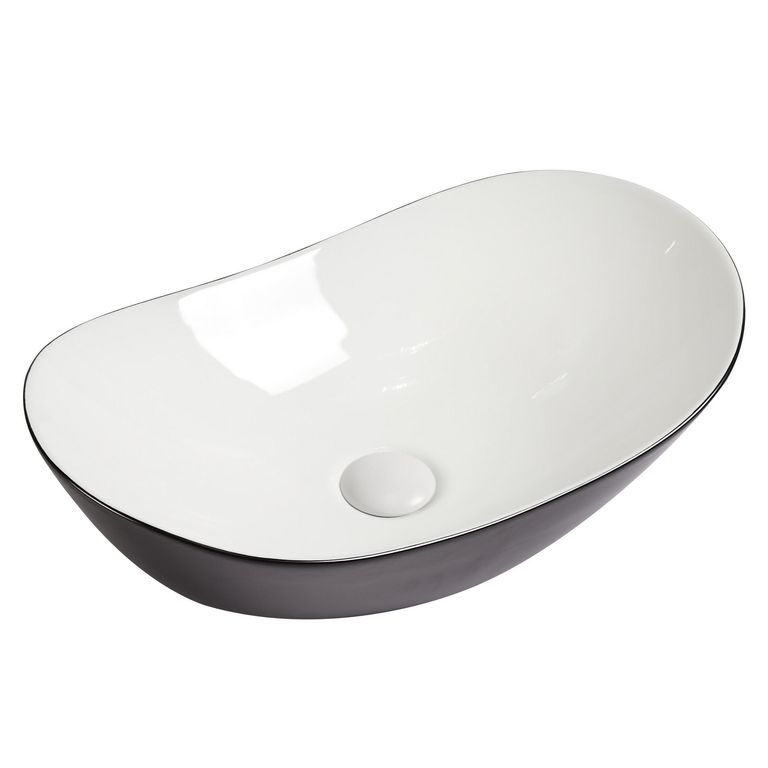 Lavamanos Forma Otra Porcelana 52.5x16x32.5 cm Multicolor